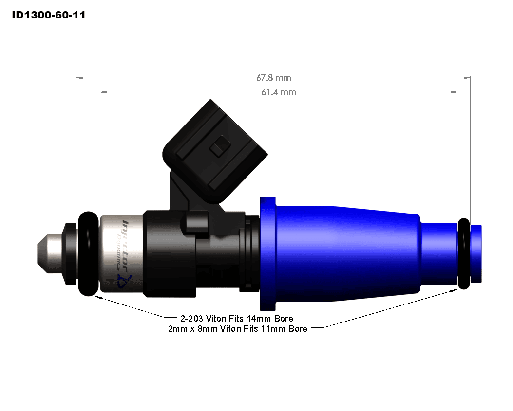 Injector Dynamics ID1300x Fuel Injectors 1993-1998 Toyota Supra / 2JZ-GE thumbnail 2