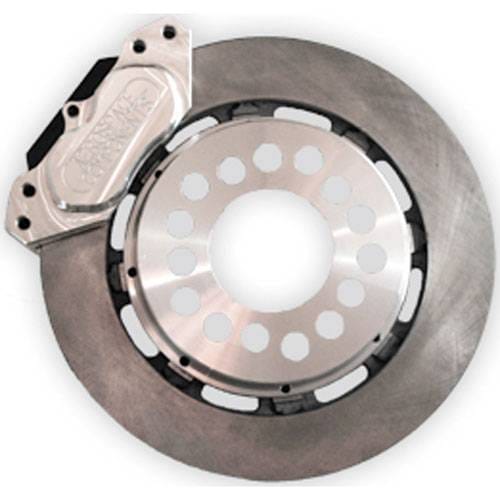 Aerospace Ford 8.8 Rear Pro Street Disc Brakes 5 Lug w/ Stock Axle