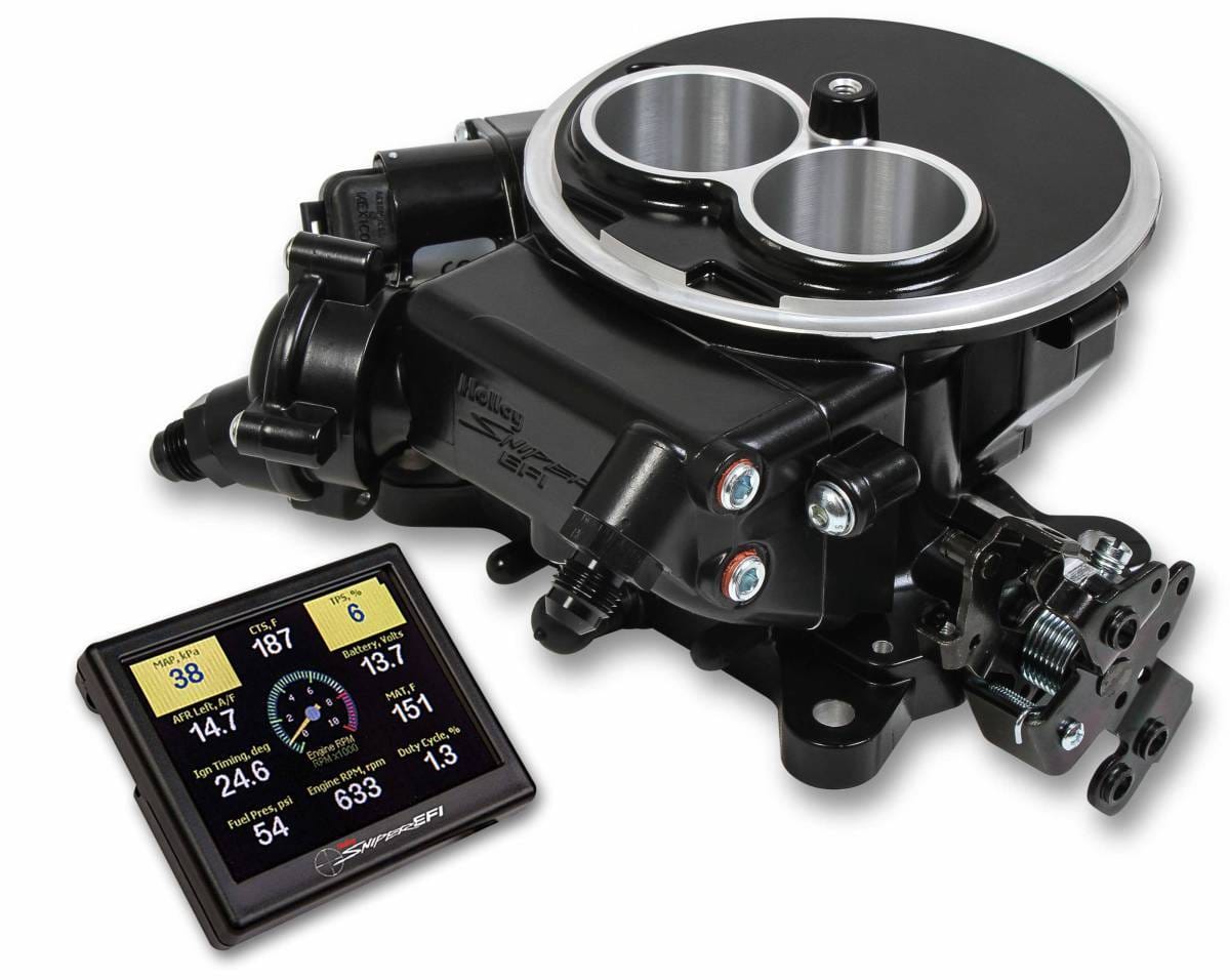Holley Sniper EFI 2300 Self-Tuning Fuel Injection Kit - Black Ceremic