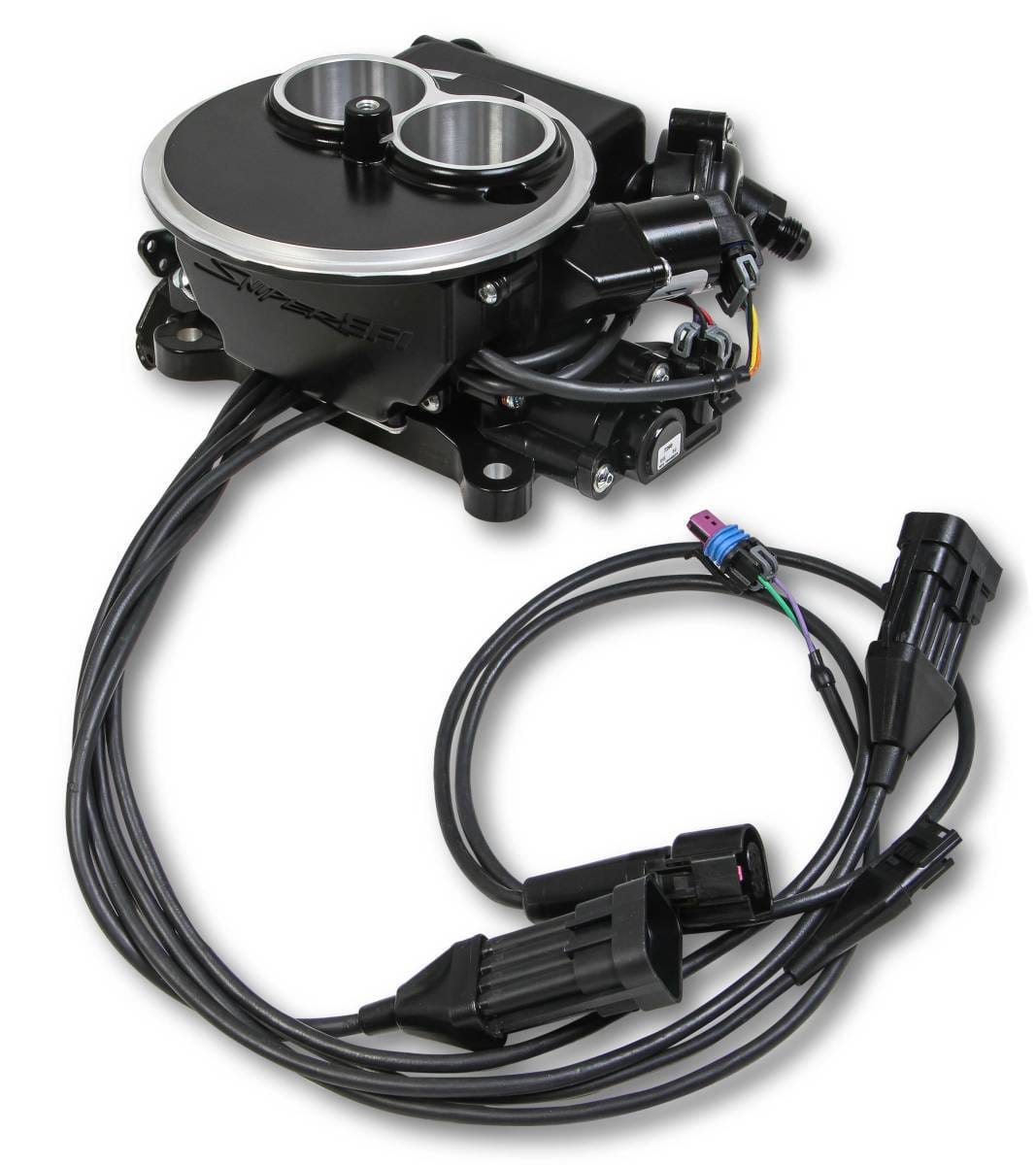 Holley Sniper EFI 2300 Self-Tuning Fuel Injection Master Kit - Black Ceramic thumbnail 6