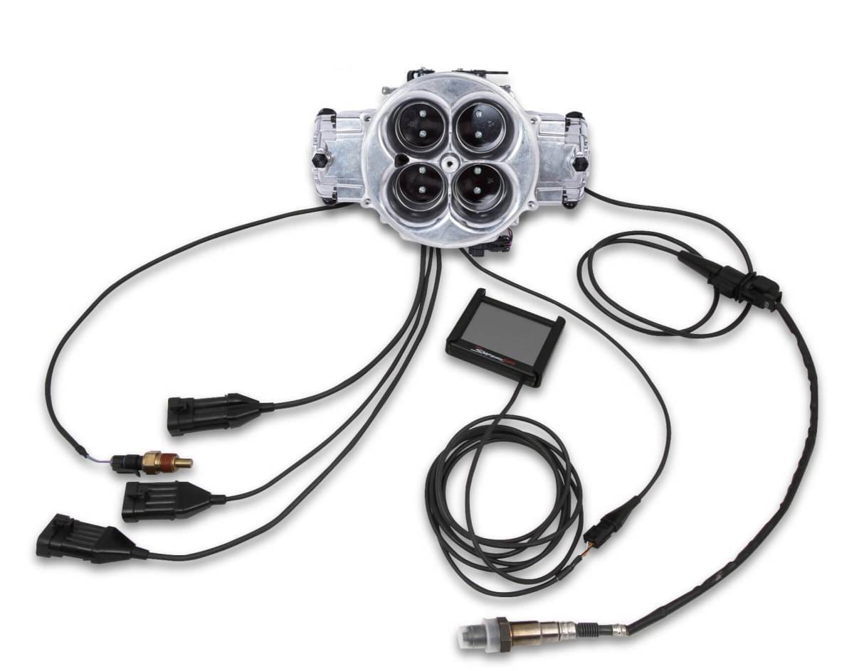 Holley Sniper EFI Stealth 4500 Self-Tuning Fuel Injection Kit - Shiny thumbnail 5