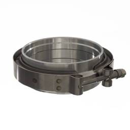 Accufab 4" Stainless Steel V-Band Clamp With Ferrule Kit