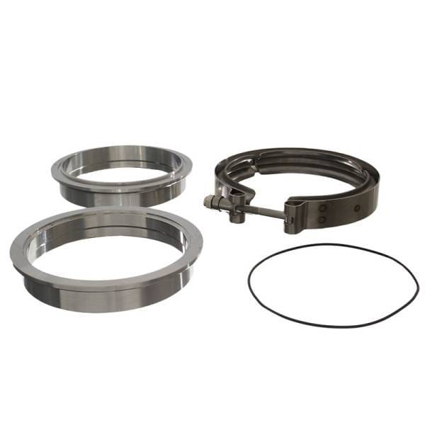 Accufab 4" Stainless Steel V-Band Clamp With Ferrule Kit thumbnail 2