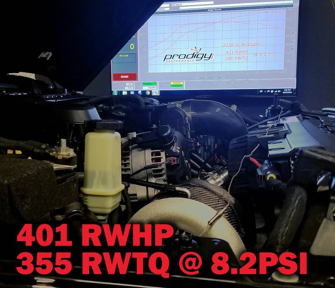 Jeep Wrangler 2018-2020 JL 3.6L Stage 2 Prodigy Performance Turbo Kit thumbnail 2
