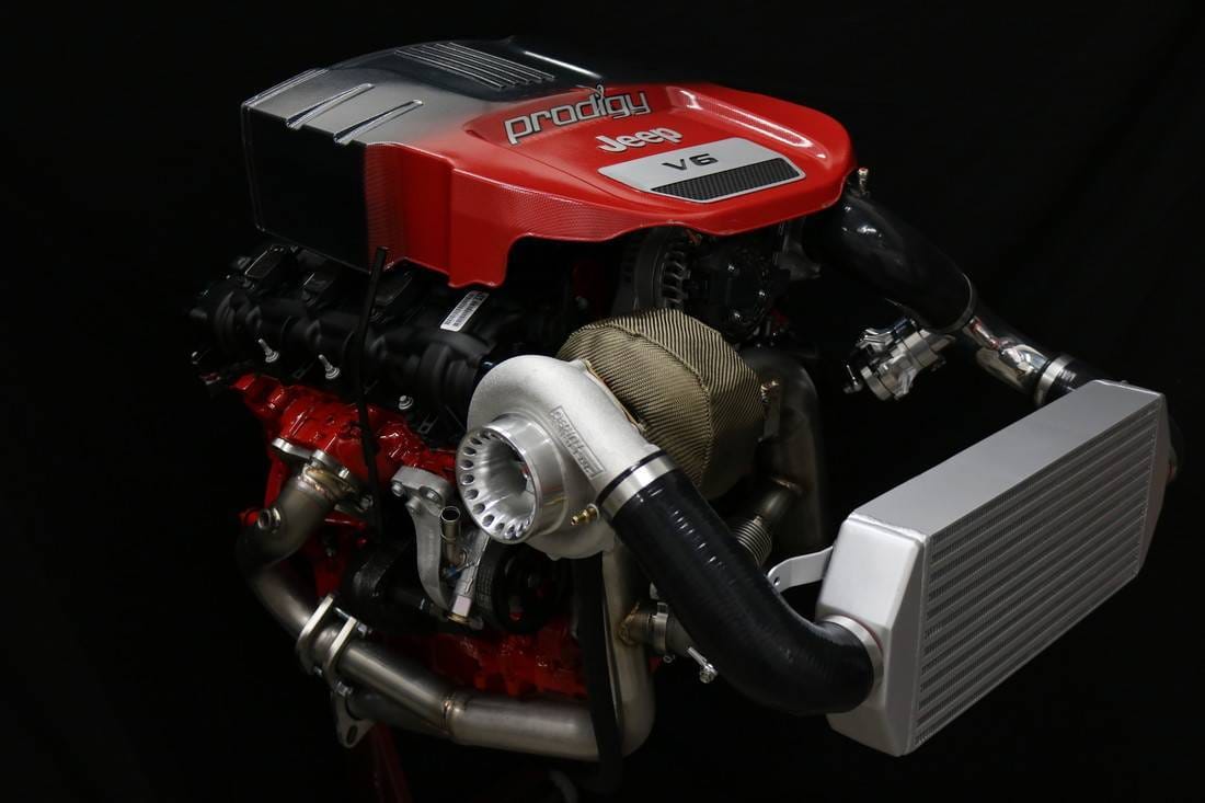 Jeep Wrangler 2012-2018 JK 3.6L Stage 2 Prodigy Performance Turbo Kit thumbnail 3
