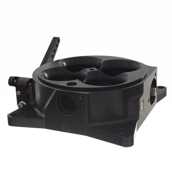 Accufab 4-Barrel 4150 Black Throttle Body thumbnail 2
