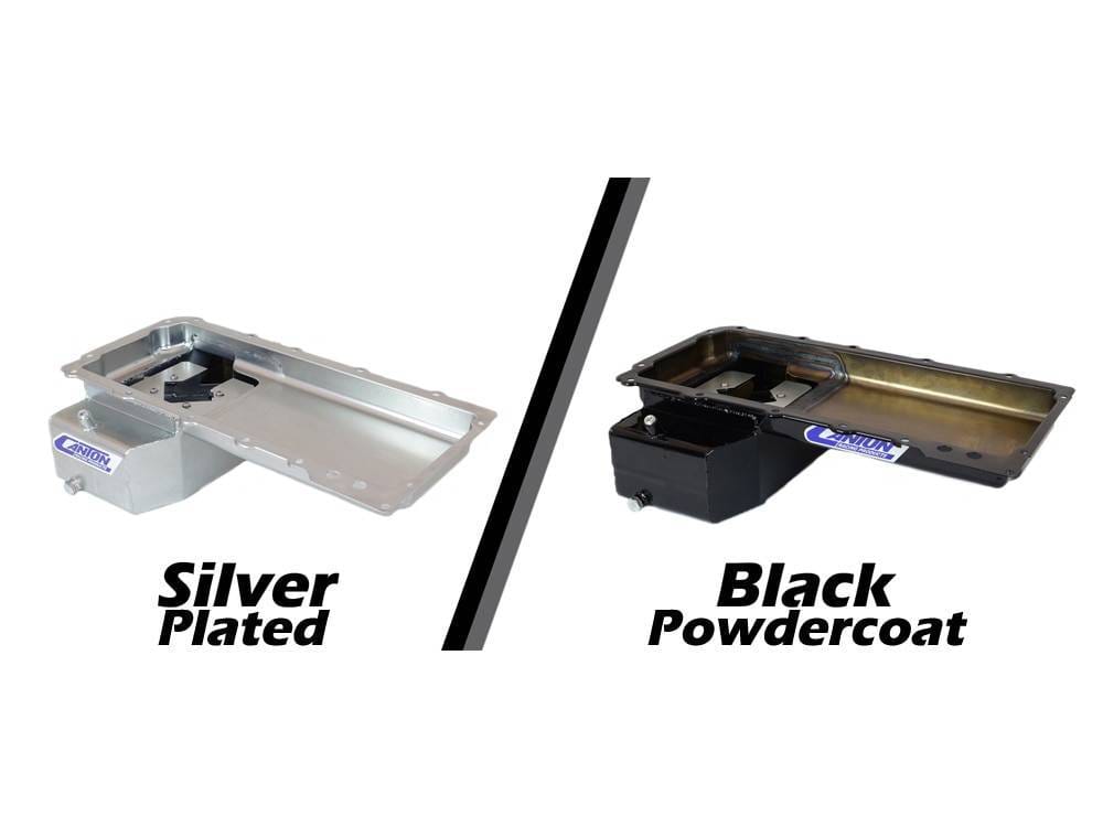 Chevy LS1 / LS6 Swap Front Sump 240sx Drift / Road Race Oil Pan Black Powdercoated thumbnail 8