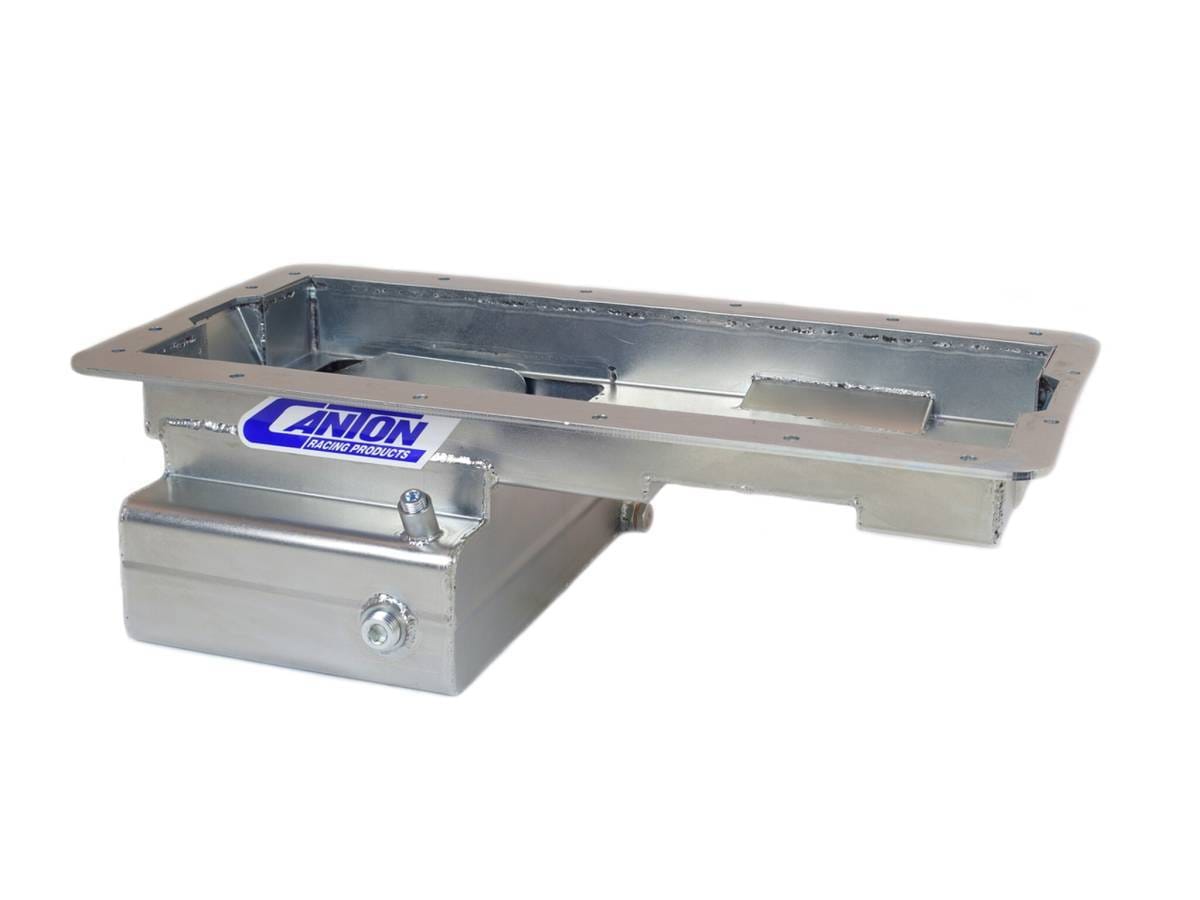 Ford Mustang Coyote 5.0L Canton Front T Sump Road Race Oil Pan - Black Powdercoated thumbnail 4