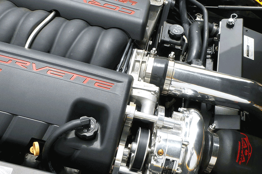 A&A Corvette Supercharger Tuner Kit 2005-2013 C6 Vortech Ram Air Intercooled 