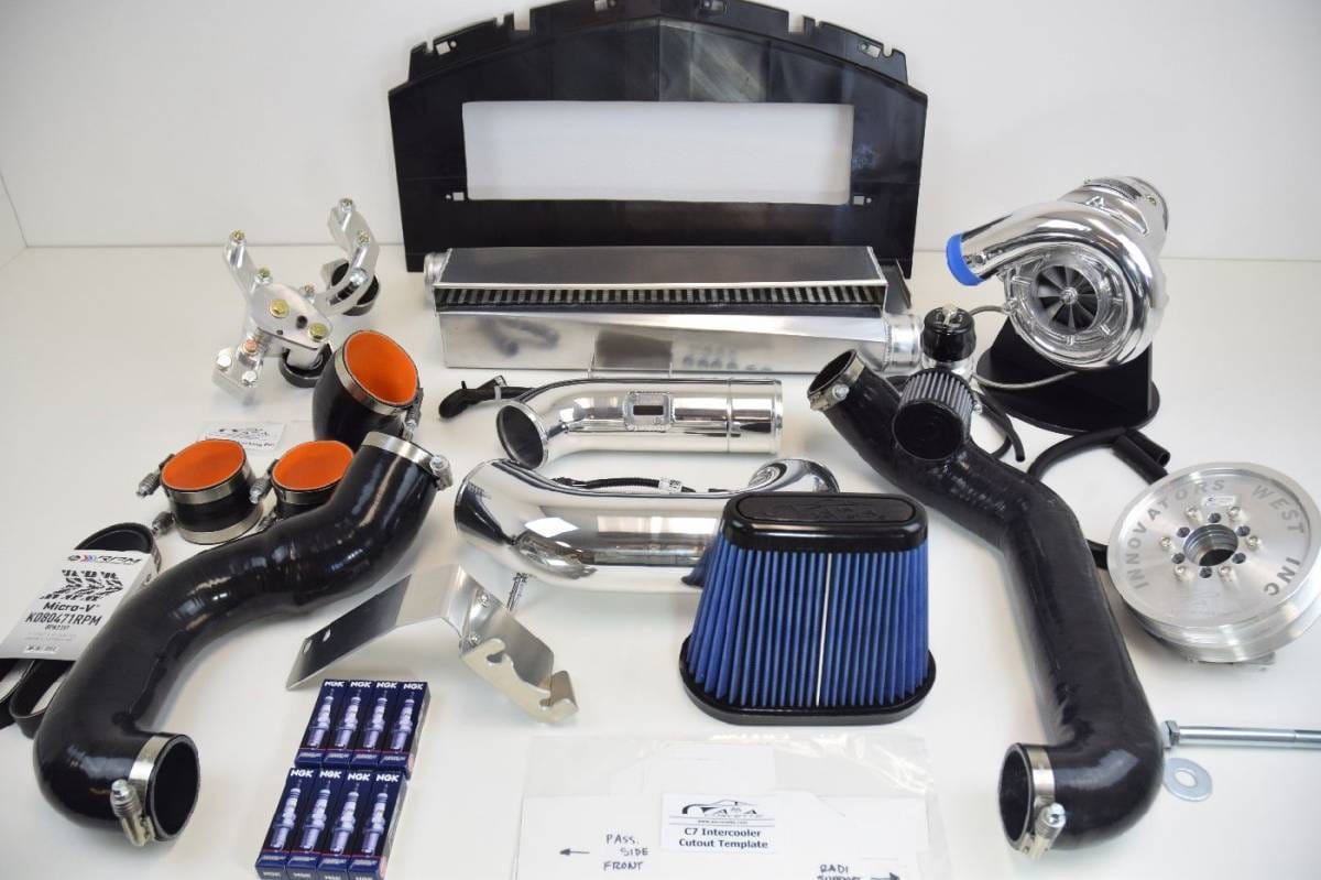 A&A Corvette Supercharger Tuner Kit 2014-2019 C7 Vortech Ram Air Intercooled  thumbnail 3