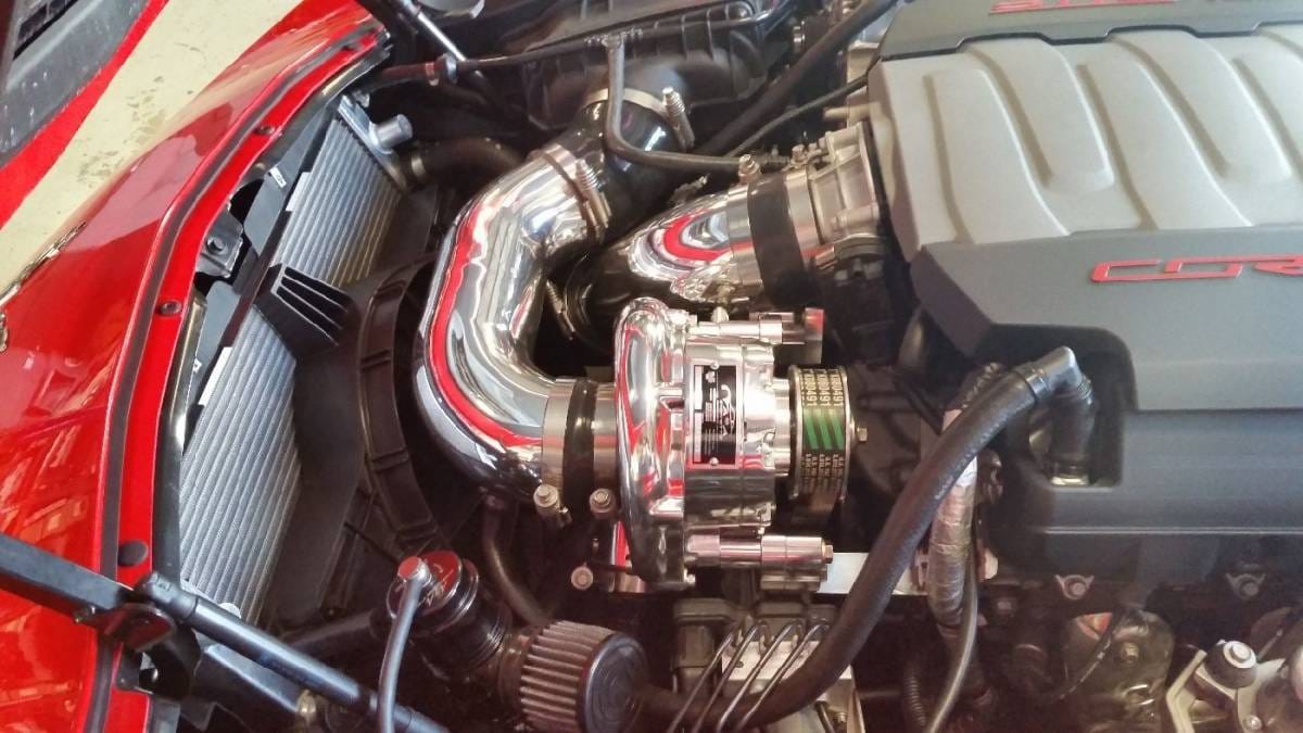 A&A Corvette Supercharger Tuner Kit 2014-2019 C7 Vortech Ram Air Intercooled 