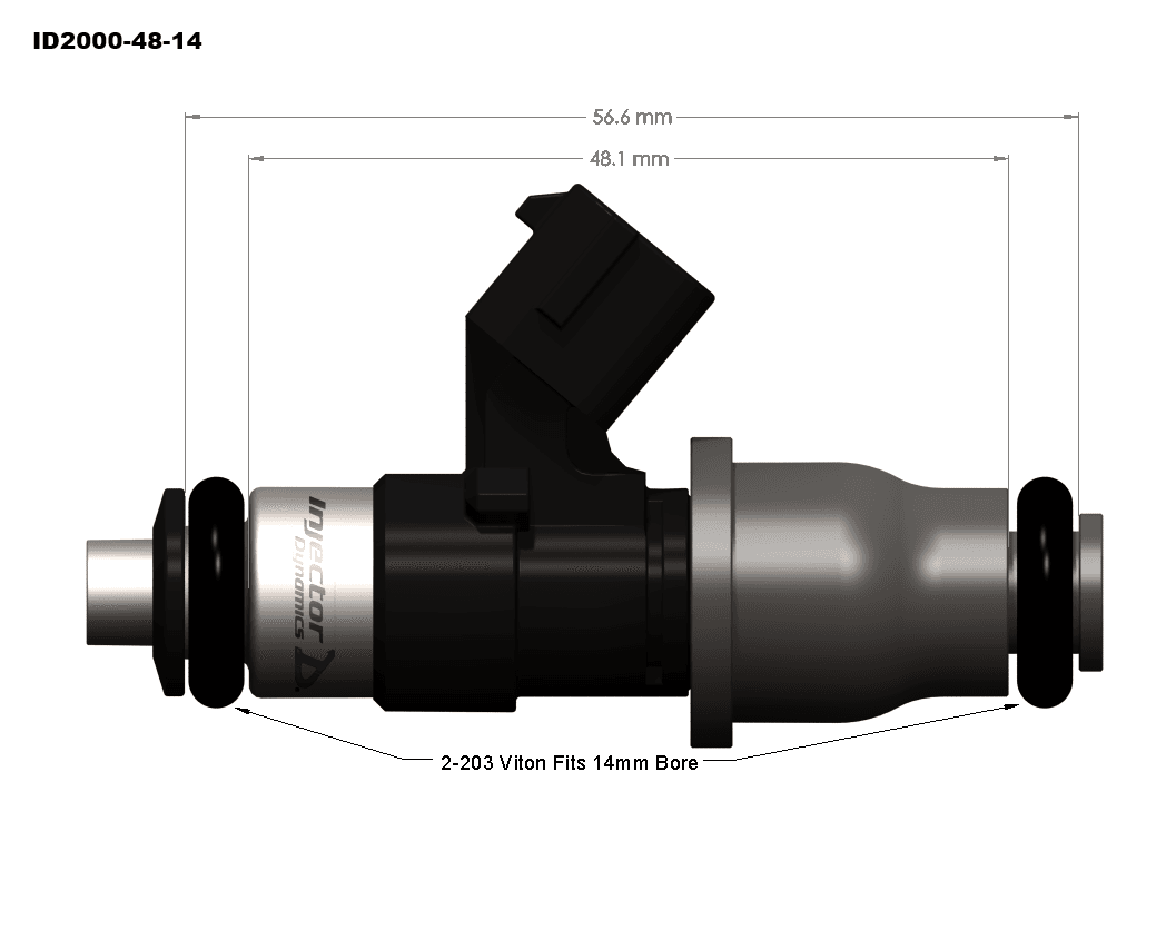 Injector Dynamics ID2600-XDS Fuel Injectors 2008-2009 Dodge Caliber SRT4 thumbnail 2