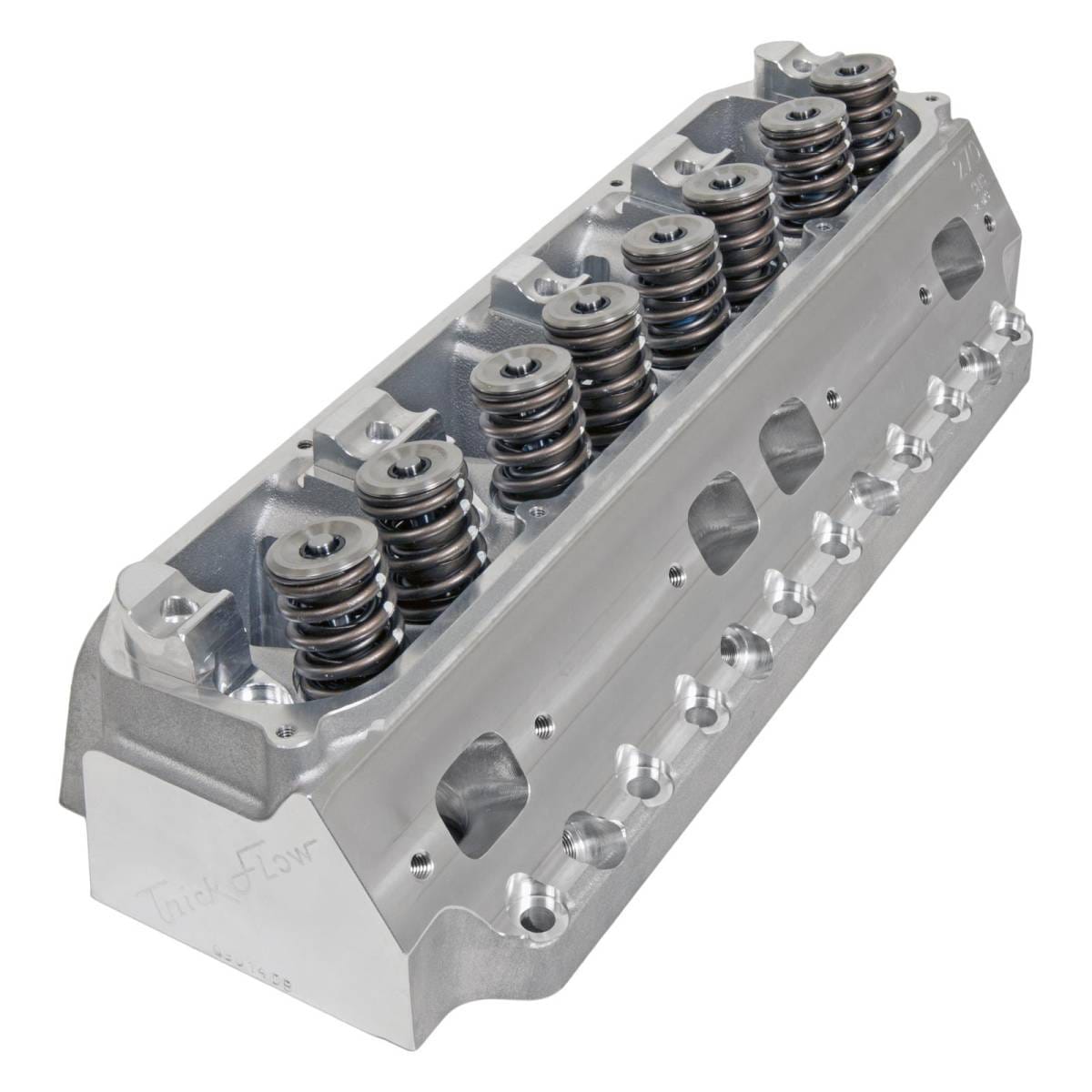 Trickflow BBM 270 PowerPort Cylinder Head, Titanium Retainers, Big Block Mopar, 270cc Intake Runners, Max Lift .700