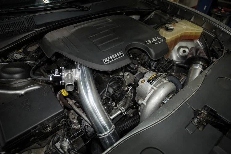 Dodge Challenger 3.6L 2015-2017 Intercooled V3 Si RIPP Supercharger Kit  - Black thumbnail 2