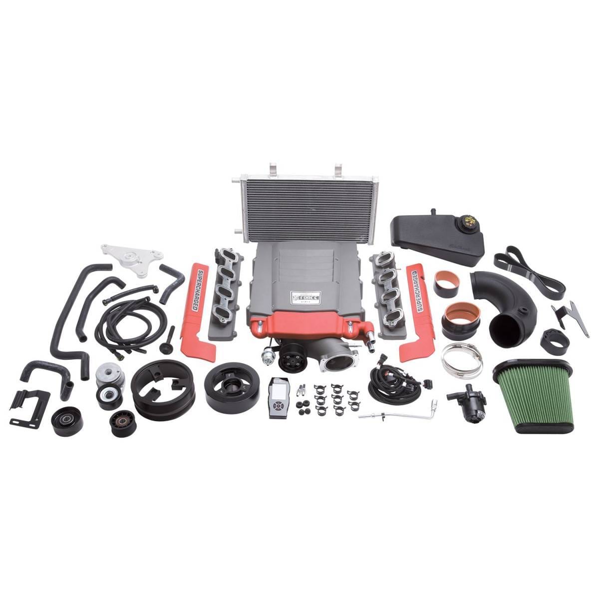 Chevy Corvette Stingray LT1 2014-2019 Wet Sump Edelbrock Stage 2 Complete Supercharger Intercooled Kit With Tune