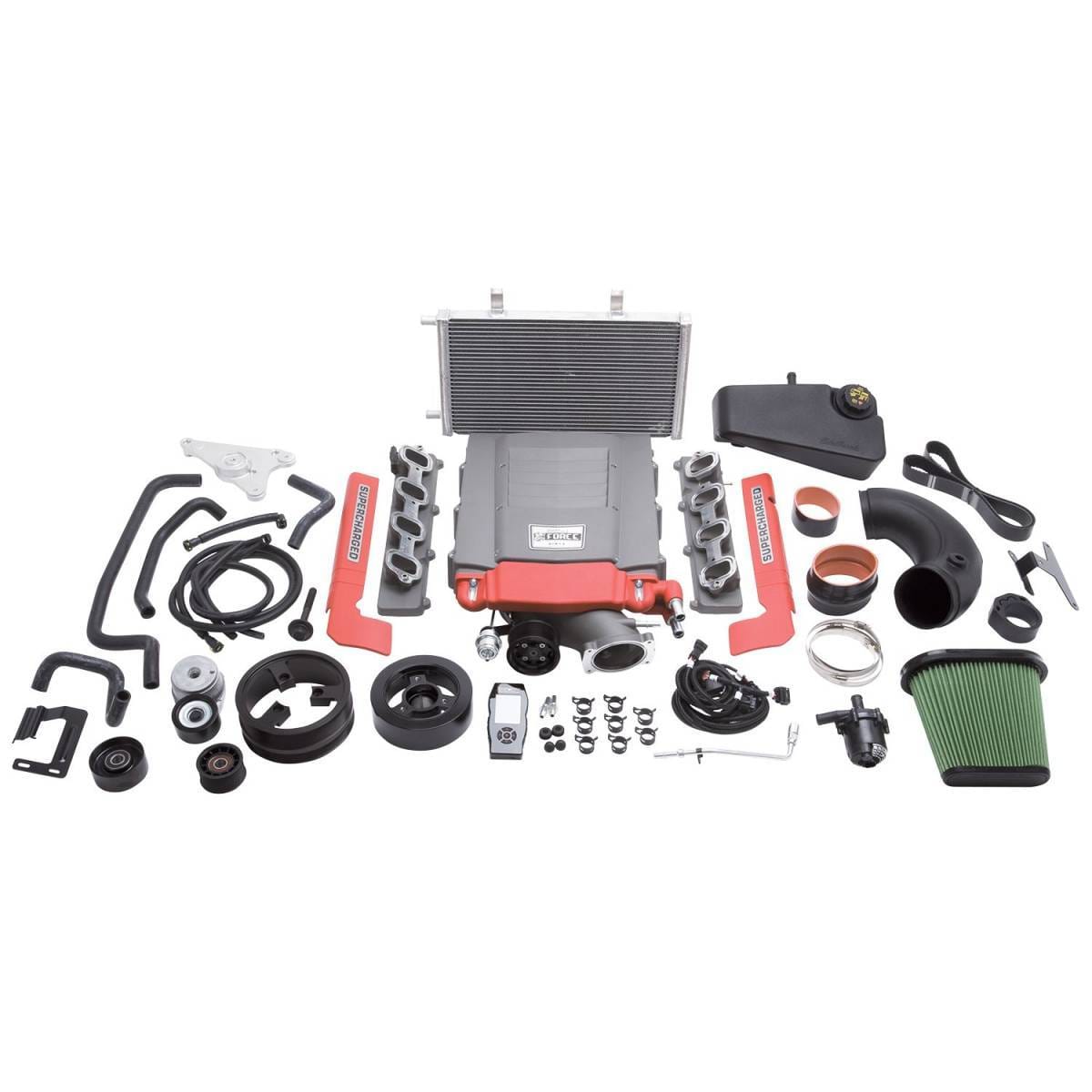 Chevy Corvette Stingray LT1 2014-2019 Wet Sump Edelbrock Stage 1 Complete Supercharger Intercooled Kit With Tune