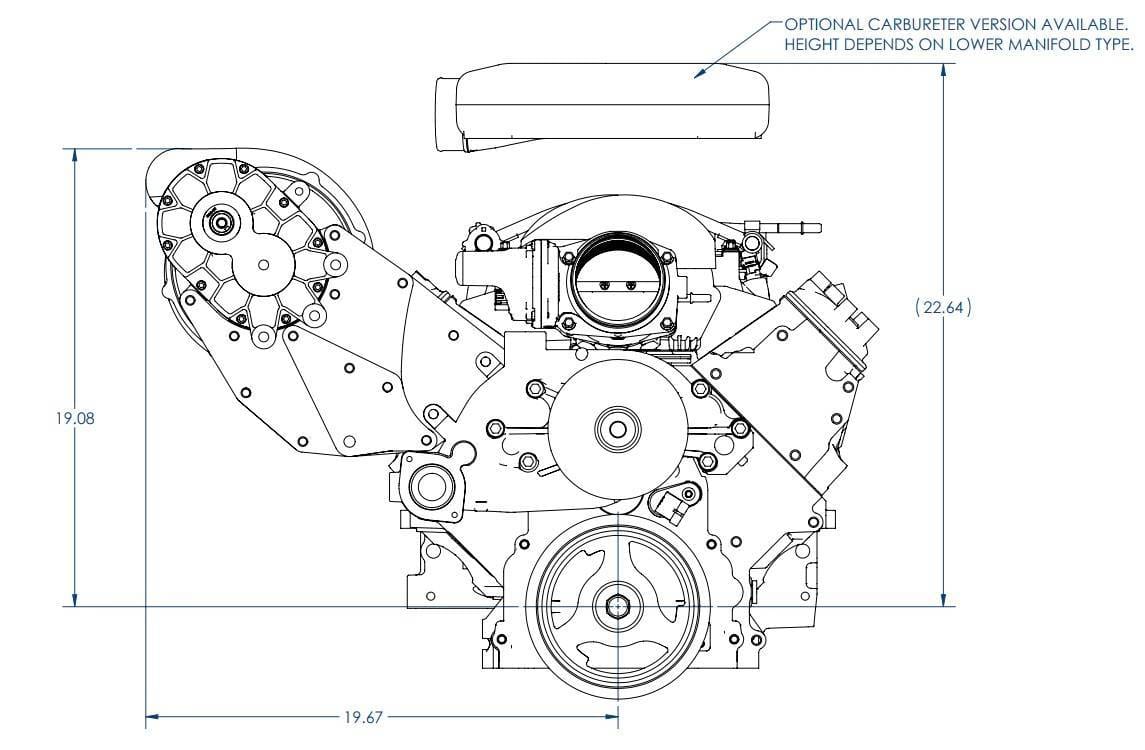 Chevrolet LS Truck FEAD Vortech Supercharger - Black V-3 SCi LS-Swap Kit EFI thumbnail 4