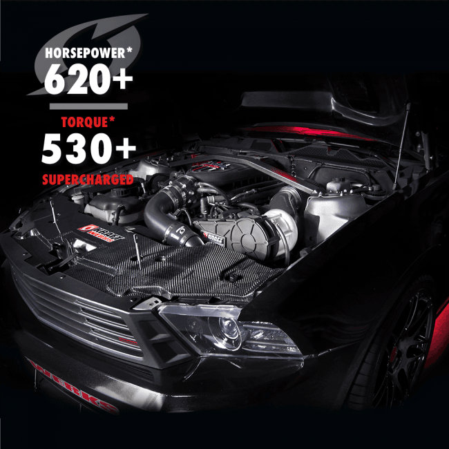 Ford Mustang GT 2011-2014 5.0L Kraftwerks Supercharger without Tune - Black thumbnail 2