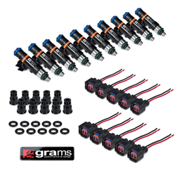 Dodge Viper SRT10 2003-2007 550cc Grams Performance Fuel Injectors 