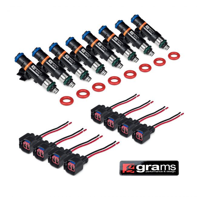 Chevy GM Truck LS2 550cc Grams Performance Fuel Injectors 