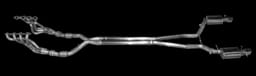 ARH Cadillac CTS-V 2009-2015 Long Tube Headers With Catted or Non-Catted X-Pipe & Dual Polished Tip Catback