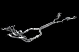 ARH Cadillac CTS-V 2016+ Long Tube Headers With Catted or Non-Catted X-Pipe & Quad-Exit Polished Tip Catback