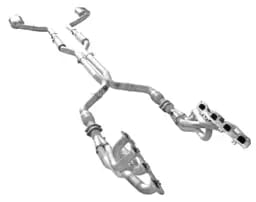 ARH Dodge Challenger 3rd Gen 5.7L Hemi 2015-2022 1-3/4" x 3" Long Tube Headers & Full Catted X-Pipe With Dual Stainless Steel Tips