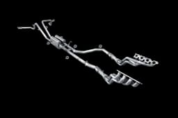 ARH Toyota Tundra 2007+ 1-7/8" x 3" Long Tube Headers & Catted Connection Pipes With Stainless Steel Dual Tips