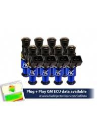 FIC 1200cc High Z Flow Matched Fuel Injectors for LS Trucks/SUV (4.8L,5.3L,6.0L) 2007-2013 - Set of 8