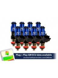 FIC 1650cc High Z Flow Matched Fuel Injectors for LS2 Engines - Set of 8