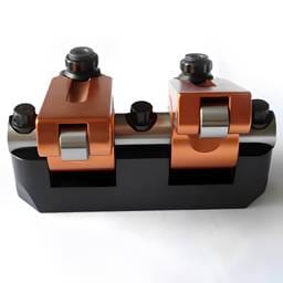 Harland Sharp AMC V8 5/8" Shaft Mount Roller Rocker Arms, 1.6 Ratio, Aluminum