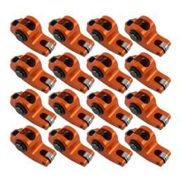 Harland Sharp LS Roller Rocker Arms, Pedestal Mount, 1.8 Ratio, Aluminum, Chevy, LS3/L92 Heads, Adjustable