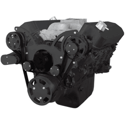 CVF Chevy Big Block Serpentine System Alternator Only with Electric Water Pump (All Inclusive) - Black