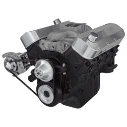 CVF Chevy Big Block V-Belt System with Alternator Only Brackets, For Short Water Pump - Polished