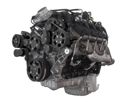 CVF Ford 7.3L Godzilla Serpentine System with AC, Alt & PS For High Flow Water Pump - Black (All Inclusive)