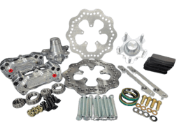 Aerospace Camaro / Firebird / Nova / Chevelle 1970-1978 4 Piston Pro-Lite Front Drag Disc Brakes