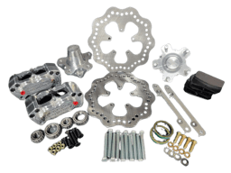 Aerospace Camaro / Firebird / Nova / Impala 1979-1981 4 Piston Pro-Lite Front Drag Disc Brakes