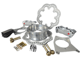 Aerospace 1999-2004 Ford Cobra IRS 4 Piston Pro-Lite Rear Drag Disc Brakes (5 Lug) - 1/2" Studs