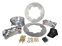 Aerospace 2020-2022 C8 Corvette 4 Piston Heavy Duty Rear Drag Disc Brakes - 1/2" Studs