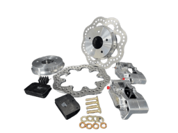 Aerospace 2015-2021 Dodge Hellcat / Scatpack 4 Piston Pro-Lite Rear Drag Disc Brakes - 1/2" Studs