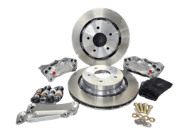 Aerospace Nissan 370Z / Infinti Q50,Q60,Q70, G37 2009-2020 4 Piston Front Pro Street Disc Brakes