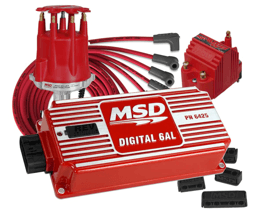 Holley MSD Chevy Street Strip Complete Ignition Kit - Red