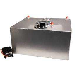 Aeromotive Stealth 15-Gallon Fuel Cell w/ Integrated 10 GPM Variable Speed Brushless Fuel Pump (Includes Pre-Pump Fuel Filter) - 90 Degree Outlet