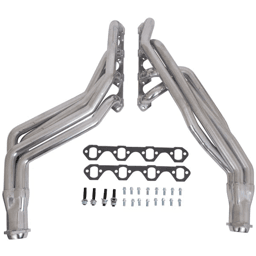 Ford Mustang GT 5.0L 1994-1995 BBK Performance Polished Silver Ceramic Long Tube Headers 1-5/8" - For Manual Transmission