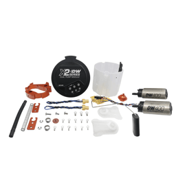 Dual DW400 415LPH Fuel Pumps DeatschWerks Drop-In Module For Hemi (Not Compatible With 6.2L Engines)