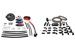DeatschWerks 20+ Toyota GR Supra MK5 / 21+ BMW M3/M4 X3 Series Tripple Fuel Pump Module w/ PTFE Plumbing Kit - Fuel Pumps Included