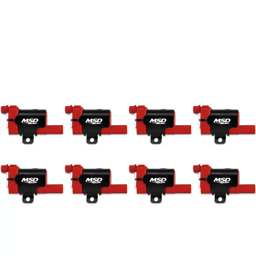 MSD LS Blaster Ignition Coil Kit For 1999-2007 GM Truck/SUV - Red