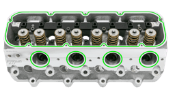 Frankenstein F710 F-Series 287cc LS7 CNC Ported 10 Degree Cylinder Head, 66cc Chambers
