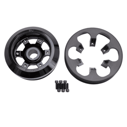 Edelbrock 5.0L Coyote 15% Overdrive Balancer w/ Dedicated 8-rib Supercharger Pulley - 7.75in