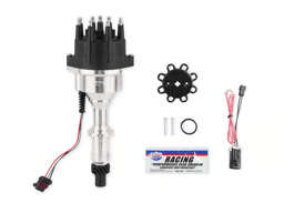 Holley Sniper EFI Hyperspark Distributor for 326-455 Pontiac Engines - Shiny Finish